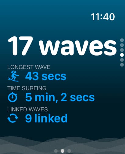 Apple Watch App-prone foil session
